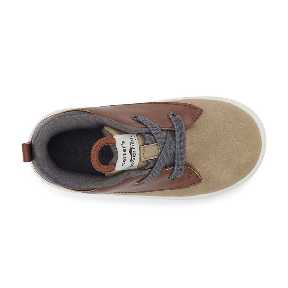 Carter's Kids Sneakers in Brown and Tan - Picture 2 of 6